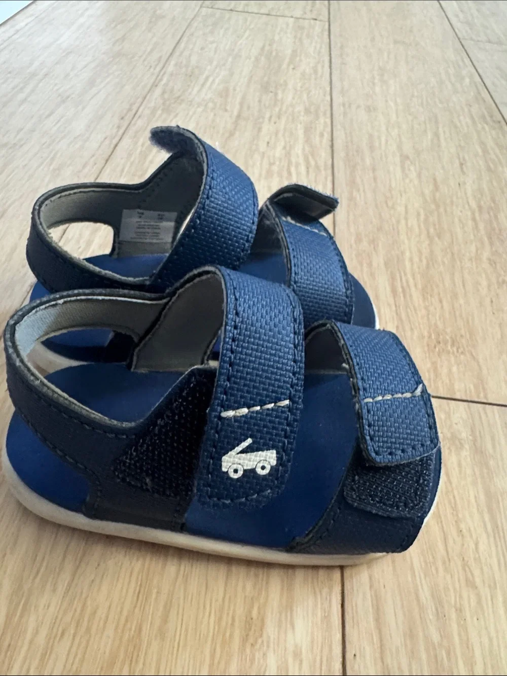 See Kai Run Navy Blue Toddler Hook-and-Loop Sandals